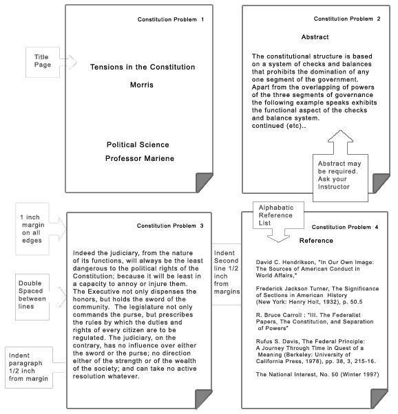 how to do apa format paper